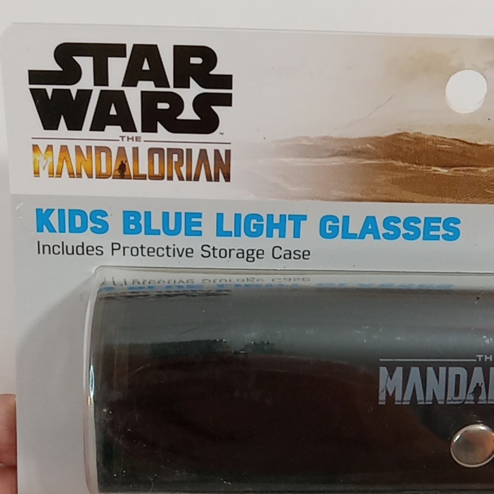 Star Wars Mandalorian Kids Blue Light Blocker Glasses Moss Green Color N… - Picture 4 of 9